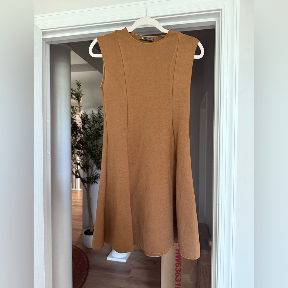 ZARA Stretch Knit Skater Dress